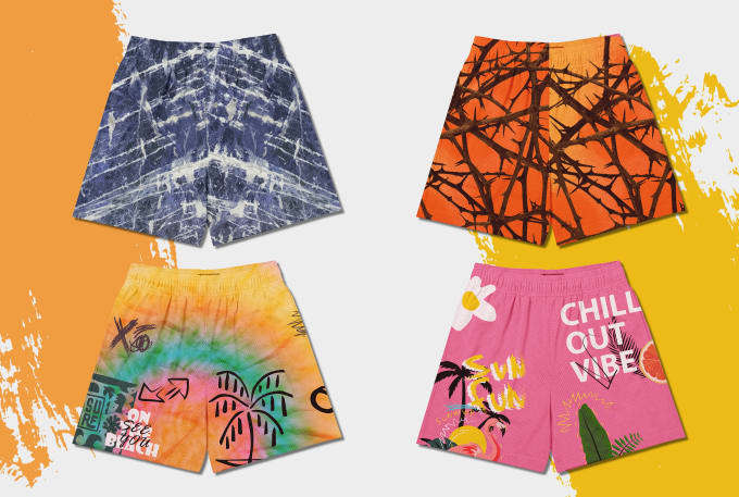 Gig Preview - Do design mesh short for your clothing brand