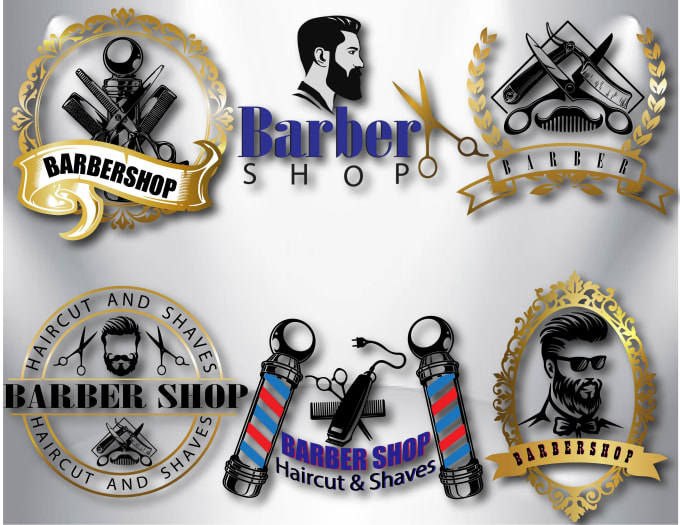 Gig Preview - Design professional minimalist barbershop logo