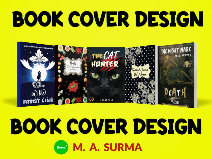 Gig Preview - Design horror books, children, romance book cover design