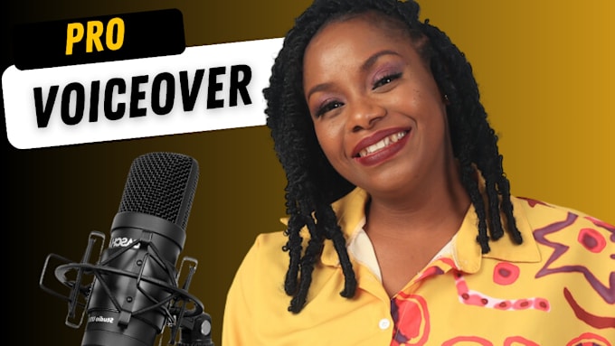 Gig Preview - Record authentic african female voice over for your projects