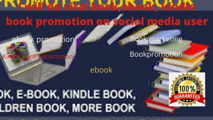 Gig Preview - Viral book,ebook, kindle book promotion on social media user