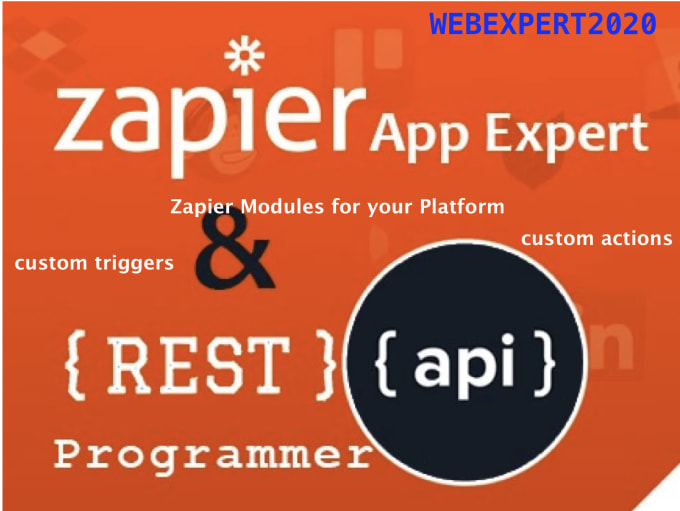 Gig Preview - Create a custom zapier app for any API or custom zapier module for your platform