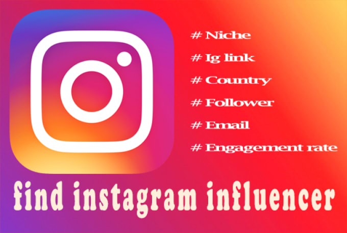 Gig Preview - Find the best verified instagram influencer