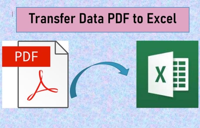 Gig Preview - Transfer data PDF to excel sheet by copy paste