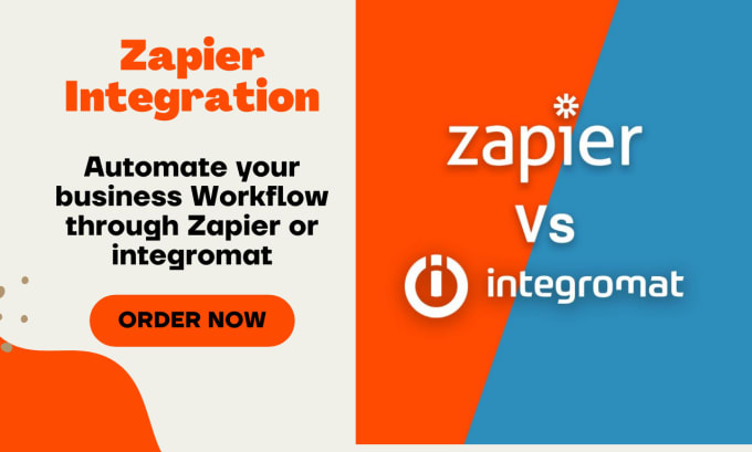 Gig Preview - Do automation for your business workflow through zapier