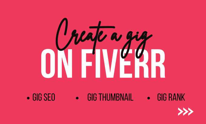 Gig Preview - Create perfect fiverr gig with complete gig seo