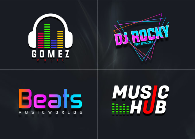 Bestseller - design dj, music, band, hiphop, producer, entertainment logo