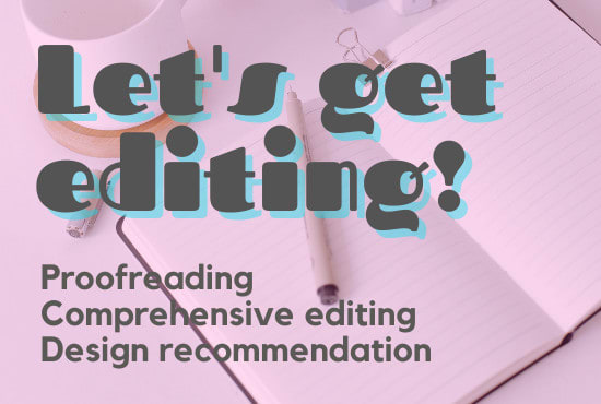 Bestseller - edit and proofread your work