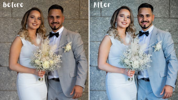 Gig Preview - Do wedding photo editing and photo retouching in lightroom