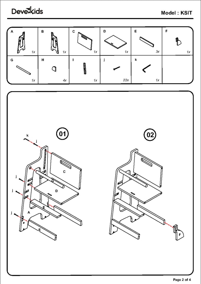 Gig Preview - Do assembly instruction for furniture or flat pack cabinet