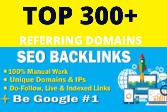 Gig Preview - Build top 300 more unique referring domains seo backlinks