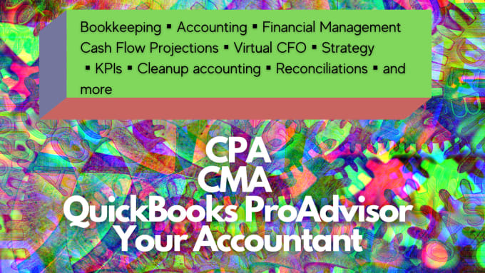 Gig Preview - Be the CPA for your small business