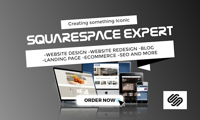 Gig Preview - Design squarespace website, redesign squarespace website