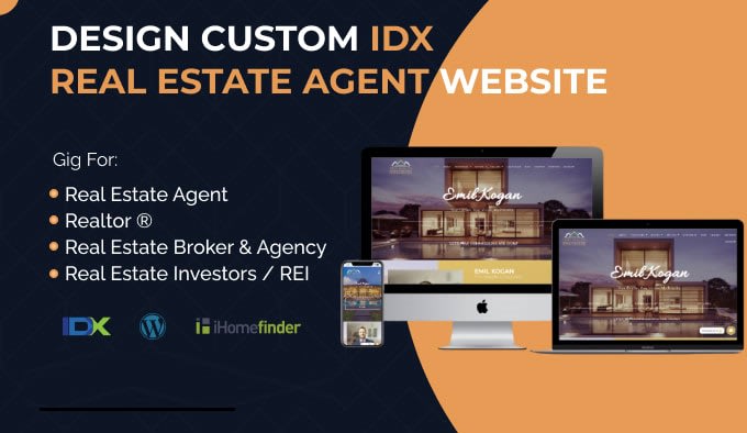 Gig Preview - Develop custom real estate website with idx mls