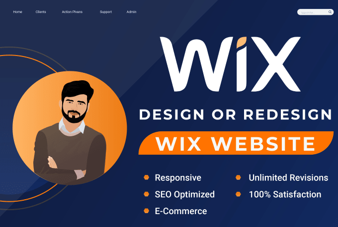 Gig Preview - Do wix website design or wix online store