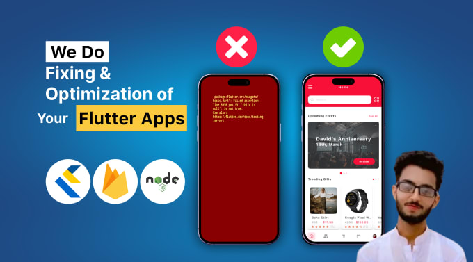 Gig Preview - Fix bugs and errors in flutter app for IOS and android