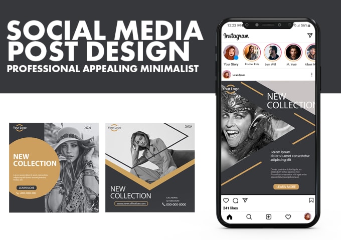 Gig Preview - Design 30 attractive and appealing social media posts