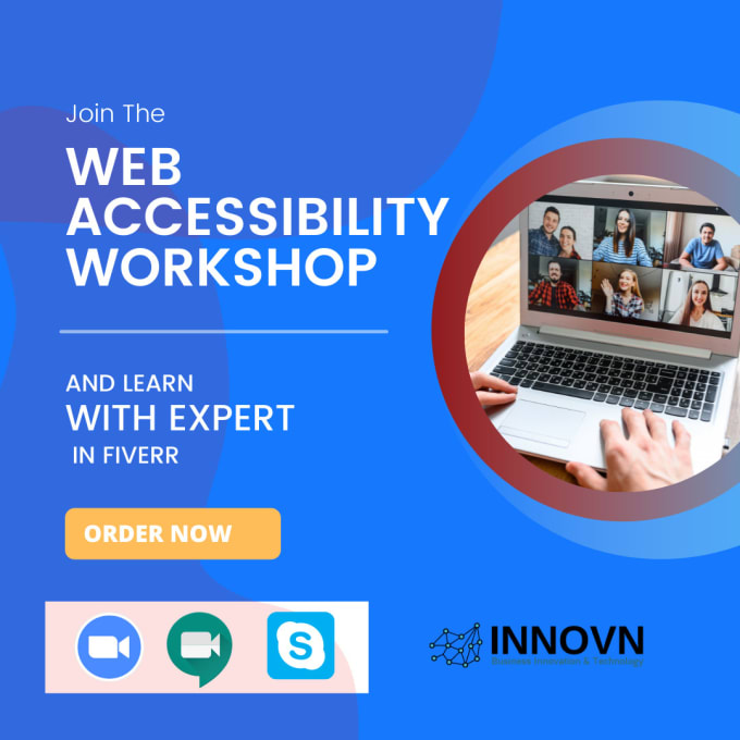 Gig Preview - Do web accessibility consultancy and training of different aspects of wcag, ada