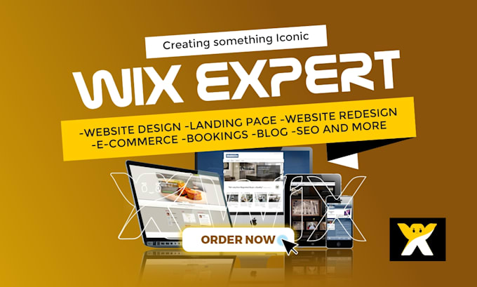 Gig Preview - Build wix website, redesign wix website design wix website, wix ecommerce