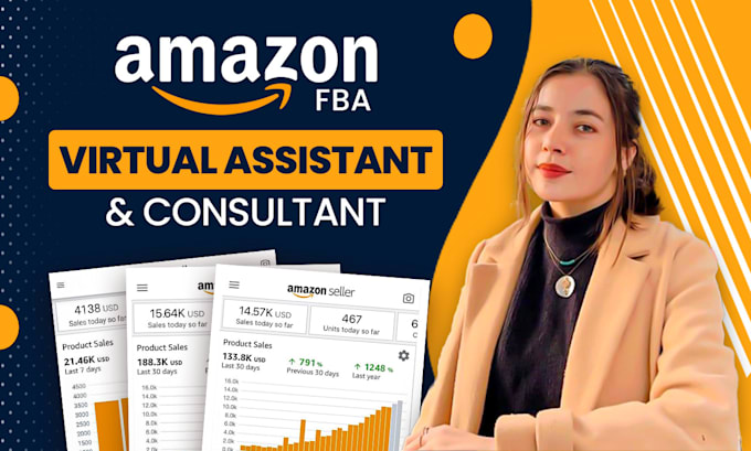 Gig Preview - Be expert amazon fba virtual assistant private label, amazon virtual assistant