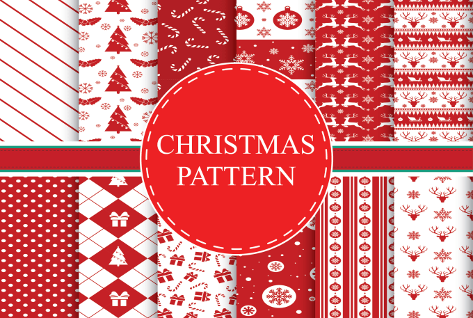 Gig Preview - Create christmas seamless pattern design