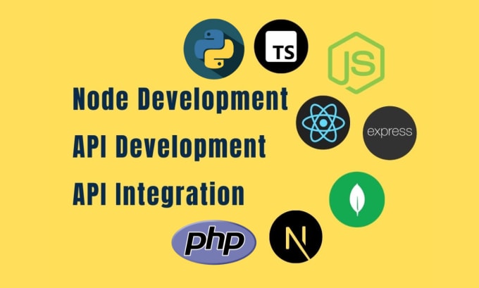 Gig Preview - Be your nodejs developer for developing apis and backend