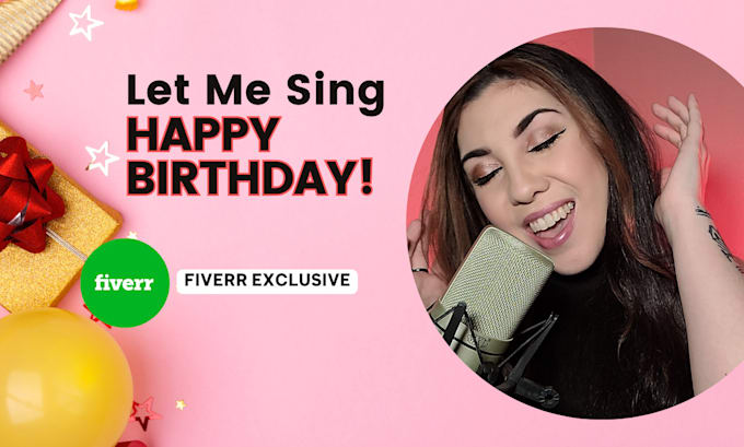 Gig Preview - Sing happy birthday like a star to your special someone