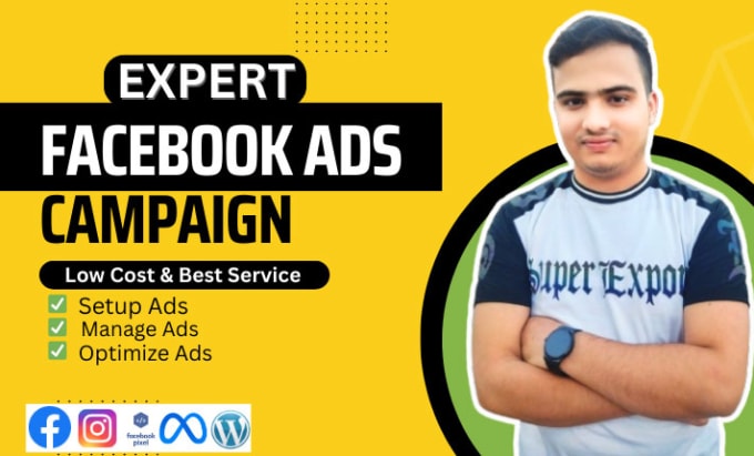 Gig Preview - Do facebook ads campaign, fb marketing, meta advertising