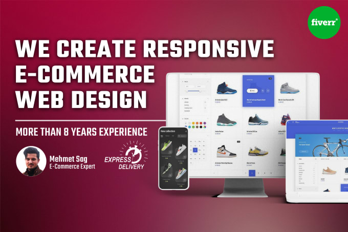 Gig Preview - Create professional ecommerce website