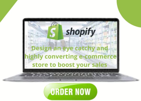 Gig Preview - Design shopify website, dropshipping store and landing page for you