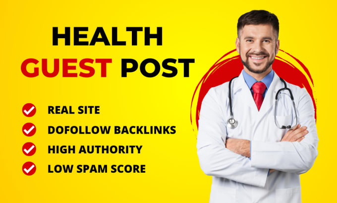 Gig Preview - Publish health guest post on high dr 51 pure health website