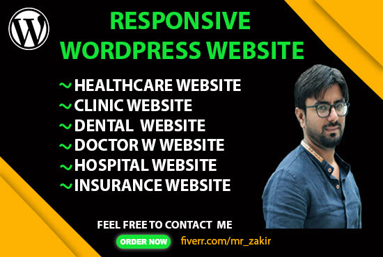 Gig Preview - Build medical, healthcare, dental, clinic and hospital website