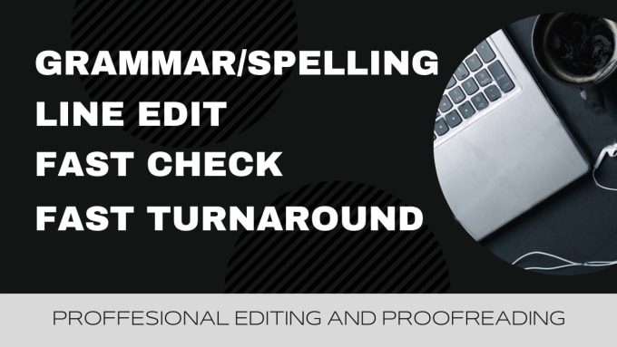 Gig Preview - Proofread and edit your document