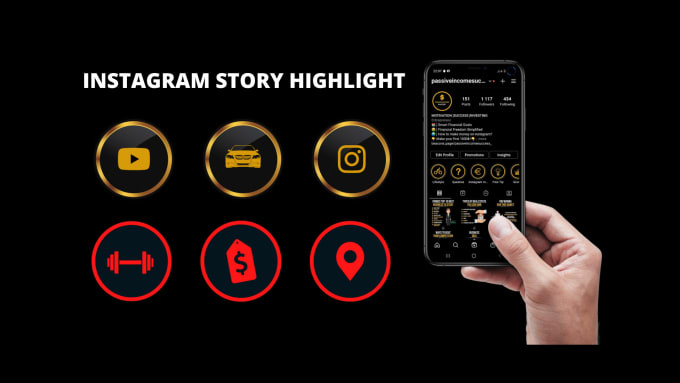 Bestseller - design professional instagram highlight icon covers