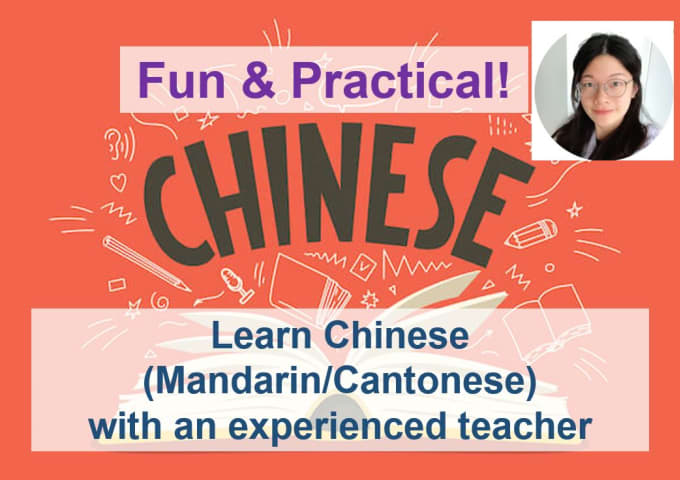 Gig Preview - Teach chinese n cantonese n oral chinese practice