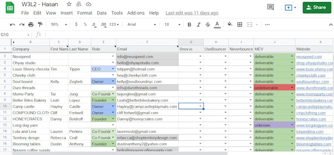 Gig Preview - Do perfect data entry, web research and copy paste