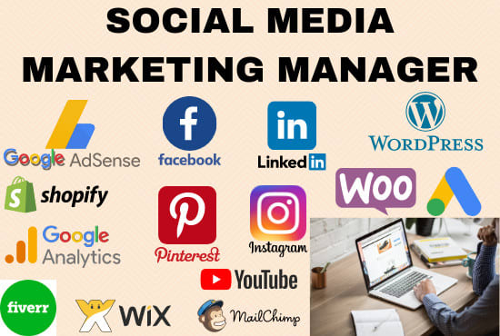 Gig Preview - Be your social media manager and marketer