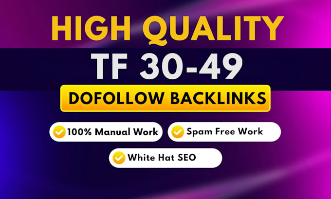 Gig Preview - Create high tf homepage dofollow permanent seo backlinks