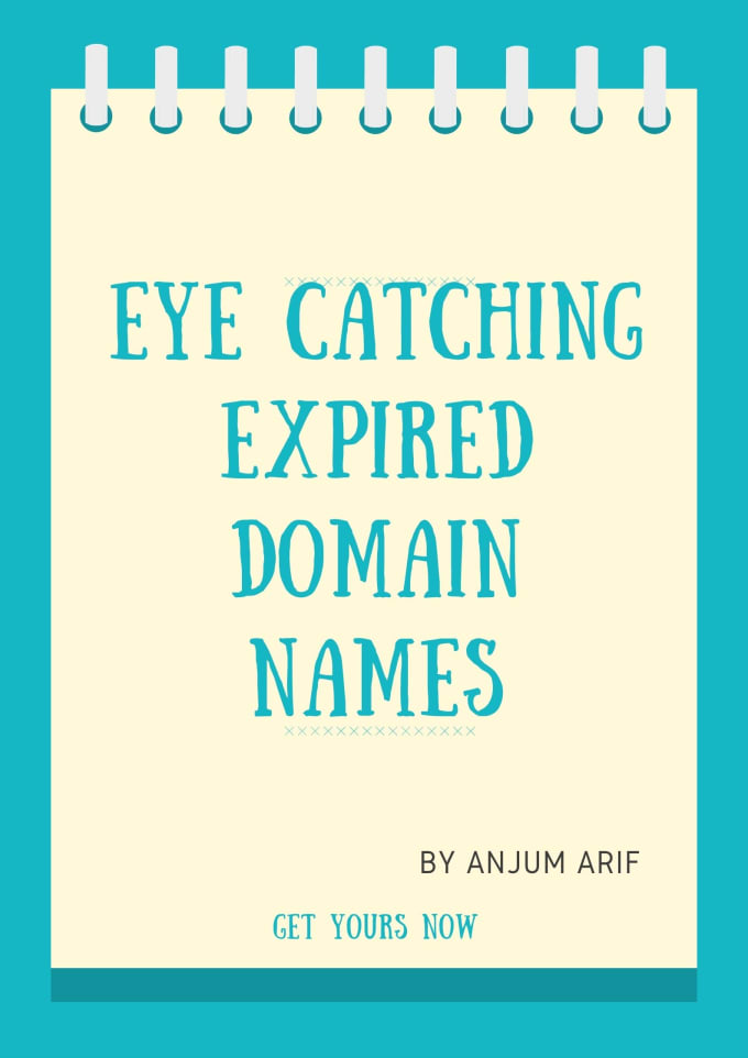 Gig Preview - Give you best and eyecatching expired domain