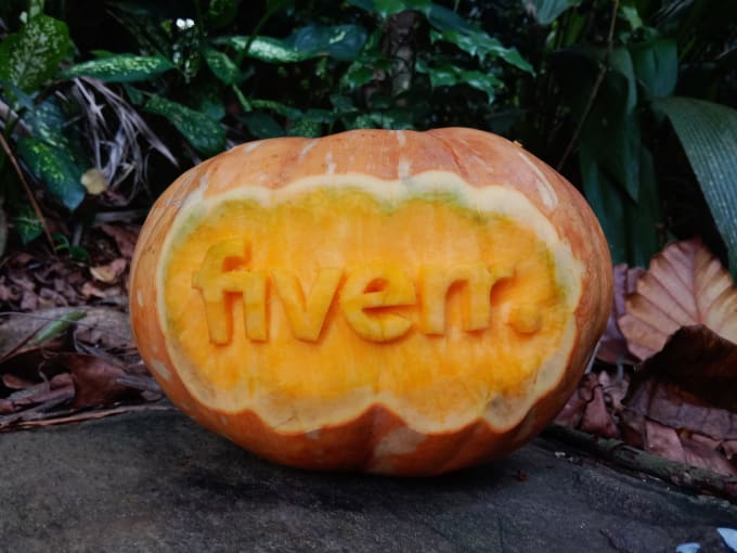 Gig Preview - Carve natural pumpkin as for you