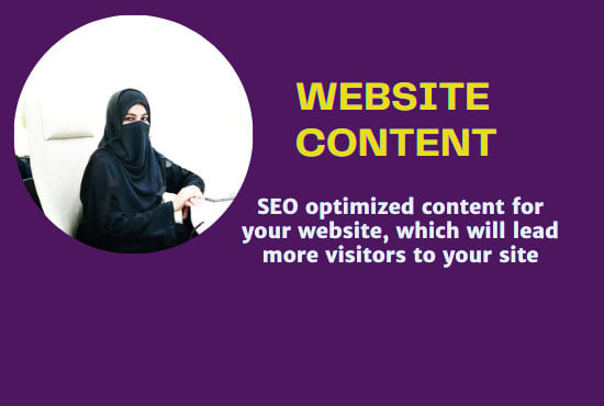 Gig Preview - Your professional SEO website content writer