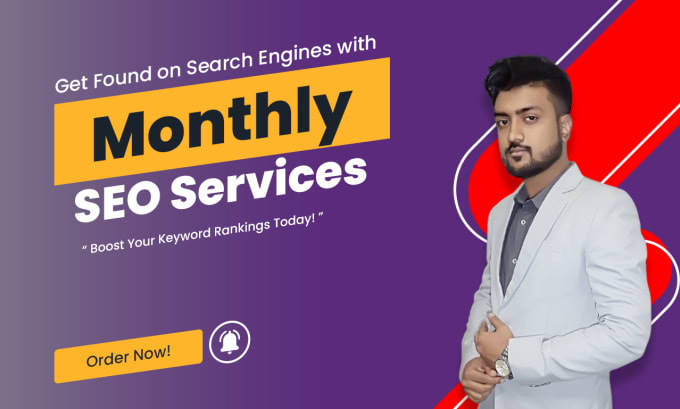 Gig Preview - Boost your keyword rankings with monthly SEO service