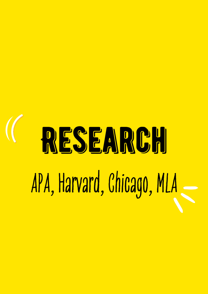 Gig Preview - Do apa, mla, harvard, chicago referencing