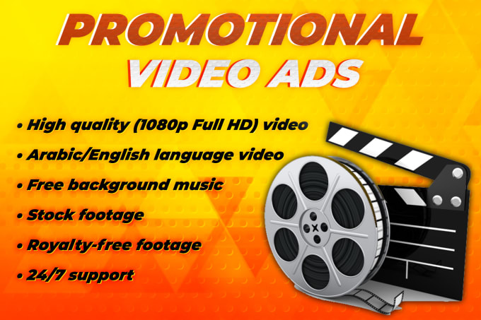 Gig Preview - Create a stunning creative promotional video ad in english or arabic