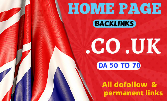 Gig Preview - Make high quality co UK backlinks da 70 plus