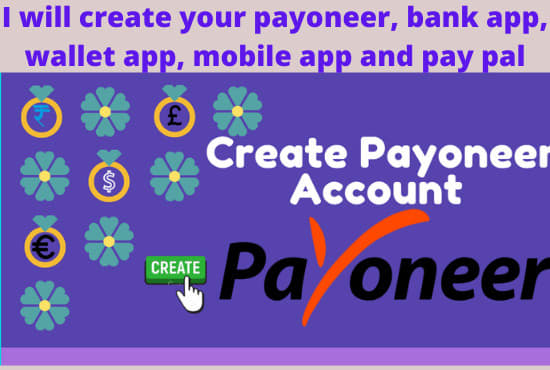 Gig Preview - Create your payoneer, bank app, wallet app, mobile app and pay pal