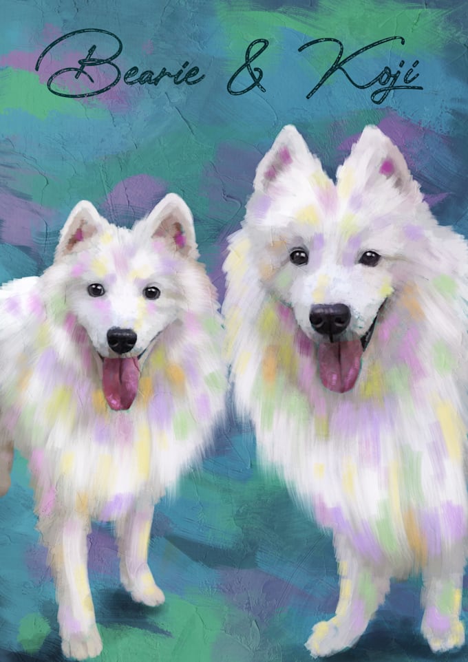 Gig Preview - Make an impressionist style portrait of your pet