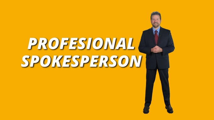 Gig Preview - Make a green screen spokesperson video full body