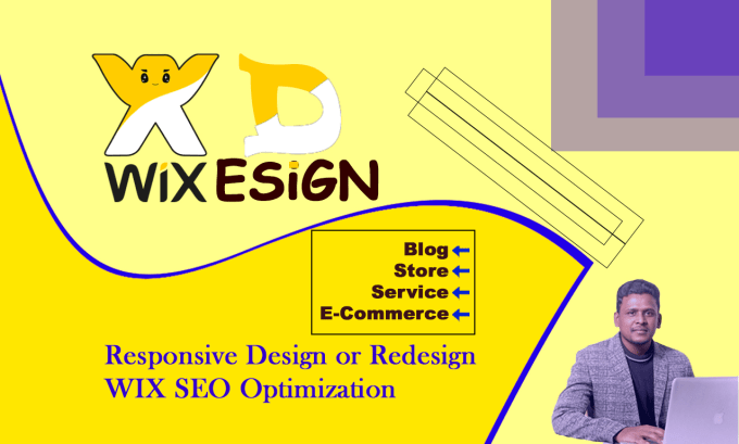 Gig Preview - Responsive wix website design or redesign with wix SEO