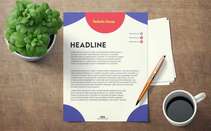 Bestseller - design an amazing and professional letterhead